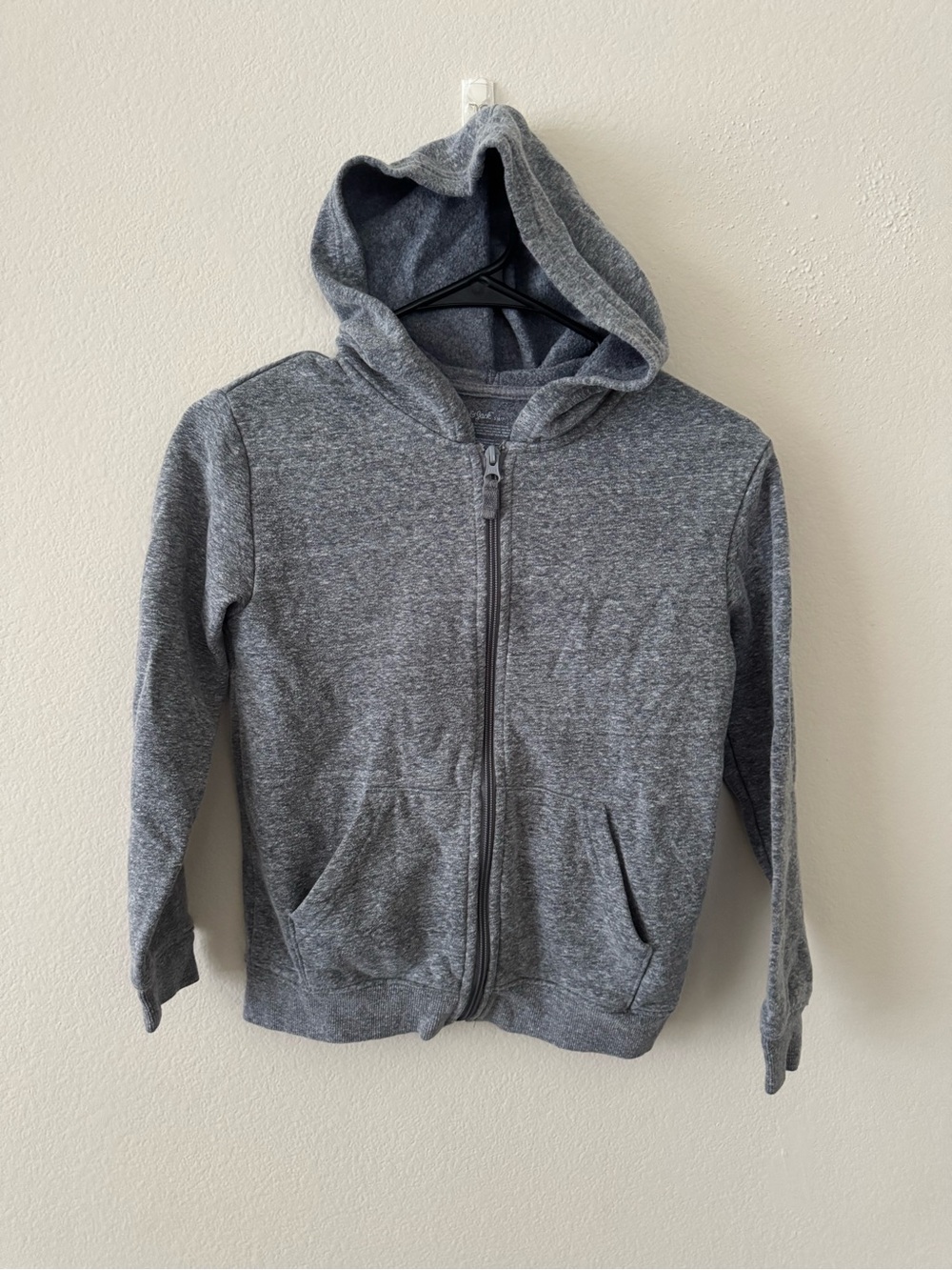 Cat & Jack Heather Gray Full-Zip Hooded Sweatshirt